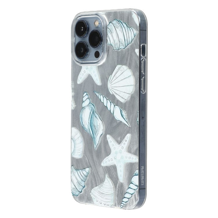 For iPhone 13 Pro Max Case Shell Pattern Airbag Shockproof PC + TPU Phone Back Cover - TechGearPal