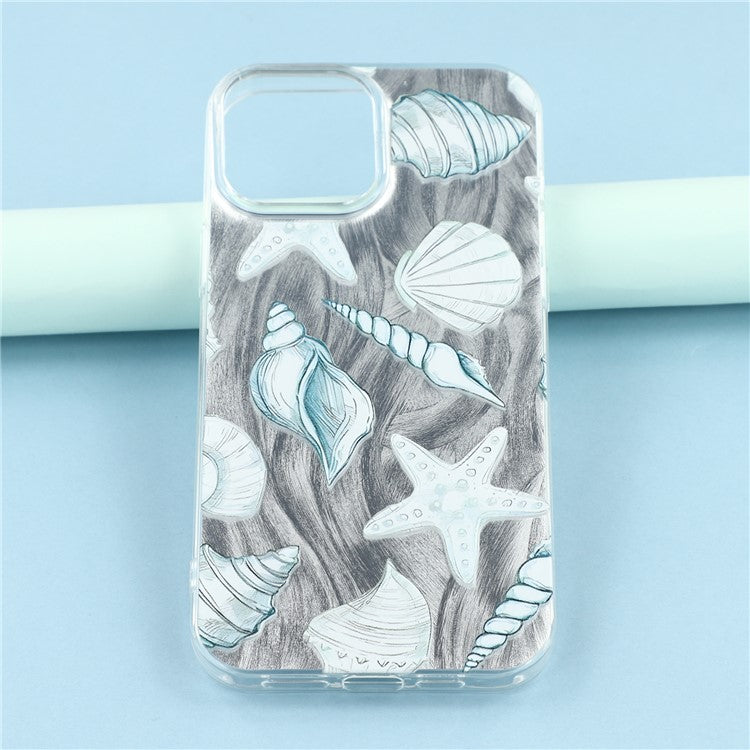For iPhone 13 Pro Max Case Shell Pattern Airbag Shockproof PC + TPU Phone Back Cover - TechGearPal