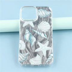 For iPhone 13 Pro Max Case Shell Pattern Airbag Shockproof PC + TPU Phone Back Cover - TechGearPal