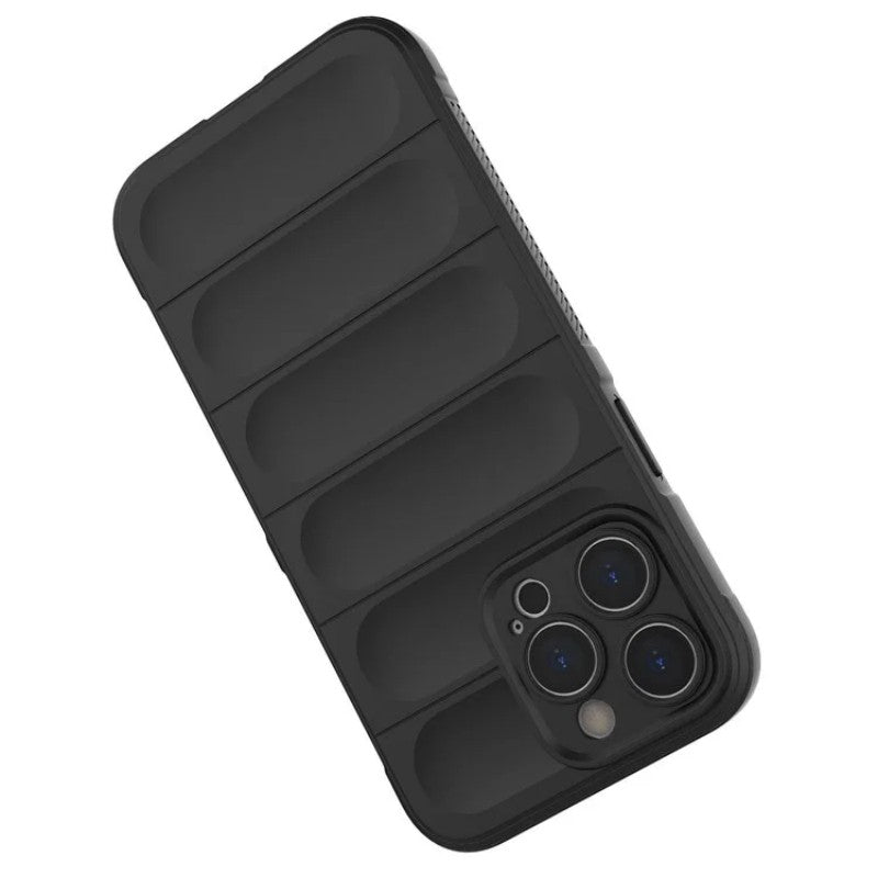 For iPhone 13 Pro Max 6.7 inch TPU Case WANLONFENG HD Series Anti Slip Phone Cover with Tempered Glass - TechGearPal