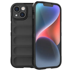 For iPhone 13 6.1 inch TPU Case WANLONFENG HD Series Anti Slip Phone Cover with Tempered Glass - TechGearPal