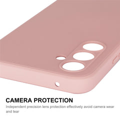 For Samsung Galaxy A56 5G Silicone Case ENKAY HAT PRINCE Straight Edge Cell Phone Back Cover