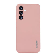 For Samsung Galaxy A56 5G Silicone Case ENKAY HAT PRINCE Straight Edge Cell Phone Back Cover