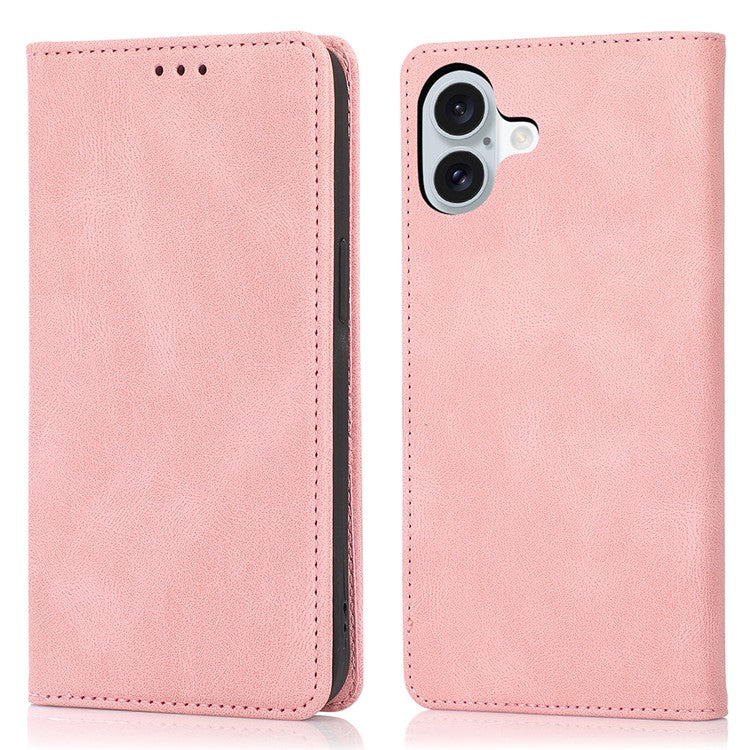 For iPhone 16 Case Wallet Magnetic Closing Leather Flip Phone Cover - TechGearPal
