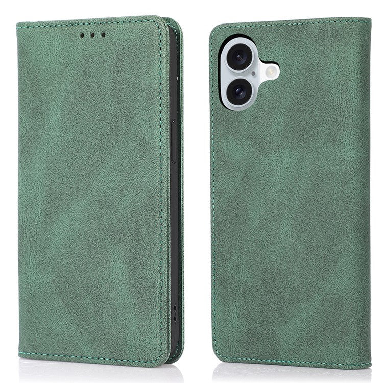 For iPhone 16 Case Wallet Magnetic Closing Leather Flip Phone Cover - TechGearPal