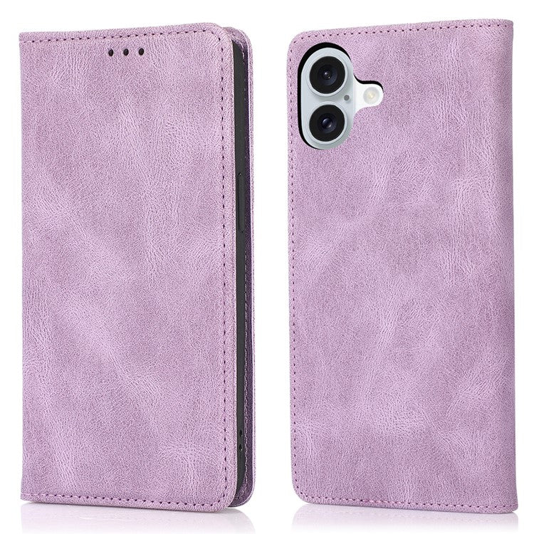 For iPhone 16 Case Wallet Magnetic Closing Leather Flip Phone Cover - TechGearPal