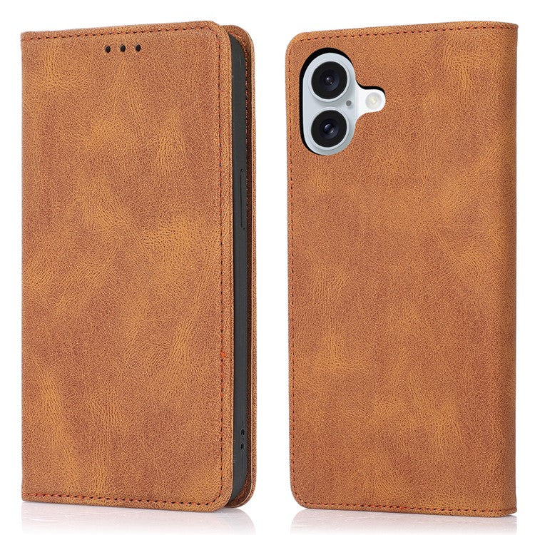 For iPhone 16 Case Wallet Magnetic Closing Leather Flip Phone Cover - TechGearPal