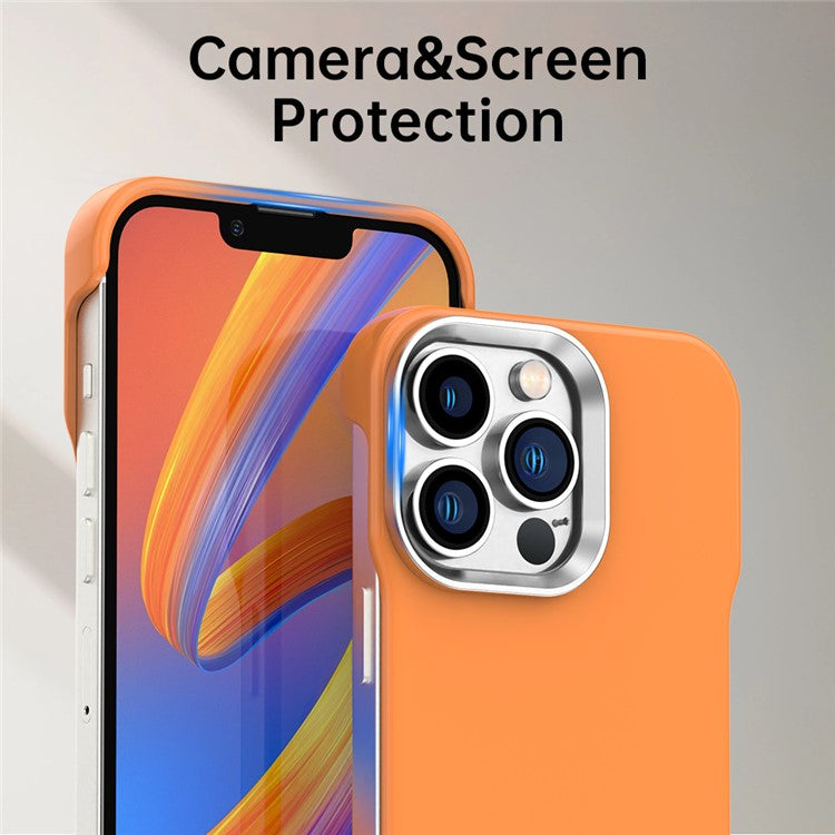 For iPhone 13 Pro Magnetic Case Frameless Ultra Thin TPU + PET Phone Cover Reinforced Corners - TechGearPal