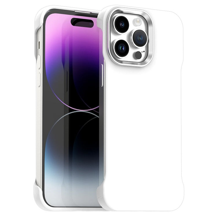 For iPhone 14 Pro Magnetic Case Frameless Ultra Thin TPU + PET Phone Cover Reinforced Corners - TechGearPal