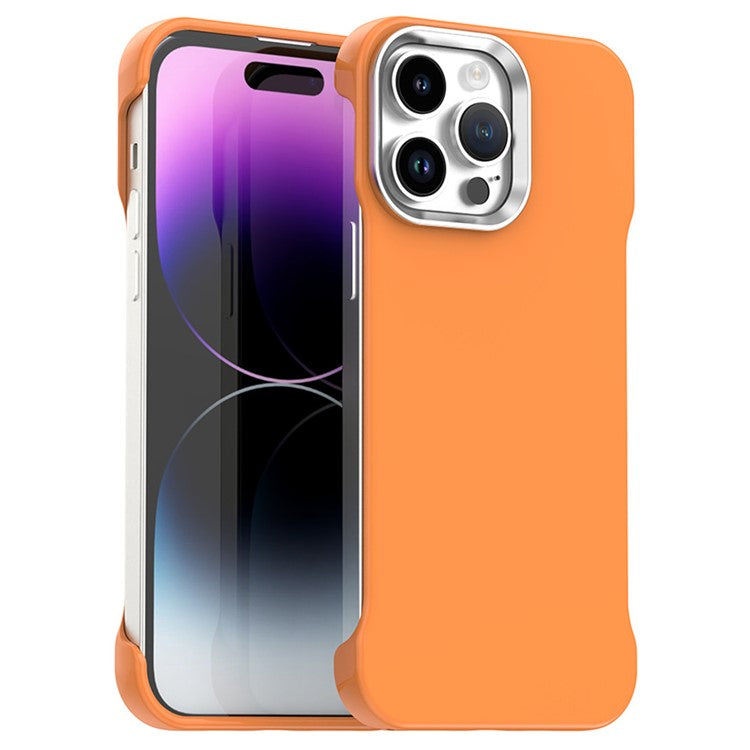 For iPhone 14 Pro Max Magnetic Case Frameless Ultra Thin TPU + PET Phone Cover Reinforced Corners - TechGearPal
