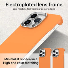For iPhone 14 Pro Max Magnetic Case Frameless Ultra Thin TPU + PET Phone Cover Reinforced Corners - TechGearPal