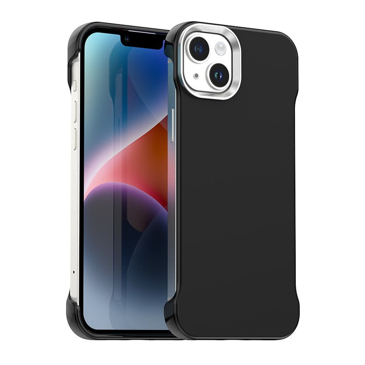 For iPhone 14 / 13 Magnetic Case Frameless Ultra Thin TPU + PET Phone Cover Reinforced Corners - TechGearPal