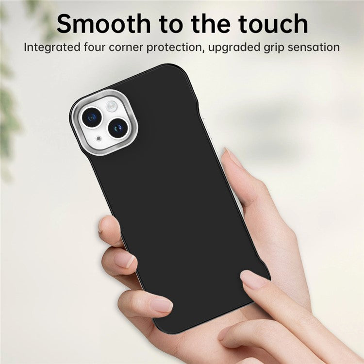 For iPhone 14 / 13 Magnetic Case Frameless Ultra Thin TPU + PET Phone Cover Reinforced Corners - TechGearPal