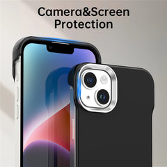 For iPhone 14 / 13 Magnetic Case Frameless Ultra Thin TPU + PET Phone Cover Reinforced Corners - TechGearPal