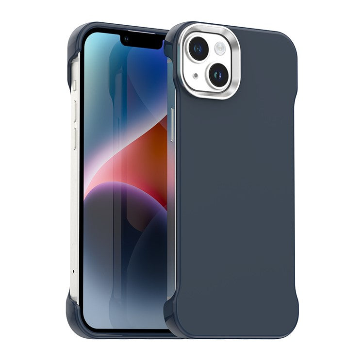 For iPhone 14 / 13 Magnetic Case Frameless Ultra Thin TPU + PET Phone Cover Reinforced Corners - TechGearPal