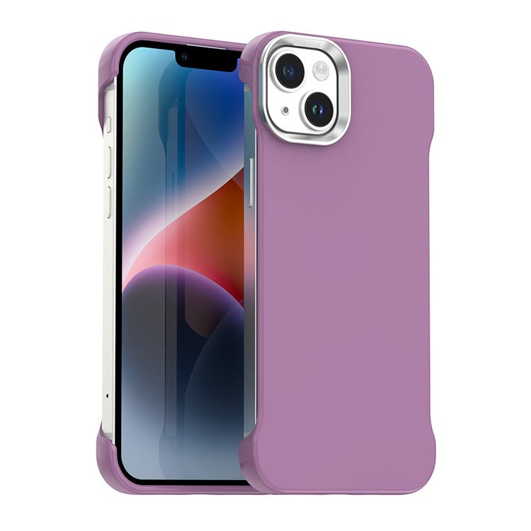 For iPhone 14 / 13 Magnetic Case Frameless Ultra Thin TPU + PET Phone Cover Reinforced Corners - TechGearPal