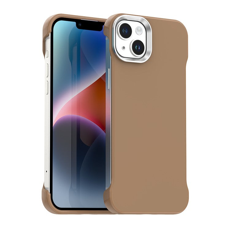 For iPhone 14 / 13 Magnetic Case Frameless Ultra Thin TPU + PET Phone Cover Reinforced Corners - TechGearPal