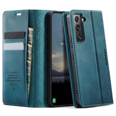 Für Samsung Galaxy S22+ 5G Hülle CASEME 033 Serie RFID-blockierende Brieftasche Stand Kalbsleder-Telefonabdeckung 