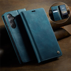 For Samsung Galaxy S23 FE Case CASEME 033 Series RFID Blocking Wallet Stand Calf Texture Leather Phone Cover