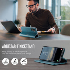 For Samsung Galaxy S23 FE Case CASEME 033 Series RFID Blocking Wallet Stand Calf Texture Leather Phone Cover