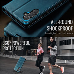 For Samsung Galaxy S23 FE Case CASEME 033 Series RFID Blocking Wallet Stand Calf Texture Leather Phone Cover