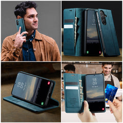 For Samsung Galaxy A36 5G Case CASEME 033 Series RFID Blocking Wallet Stand Calf Texture Leather Phone Cover