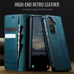 For Samsung Galaxy A36 5G Case CASEME 033 Series RFID Blocking Wallet Stand Calf Texture Leather Phone Cover