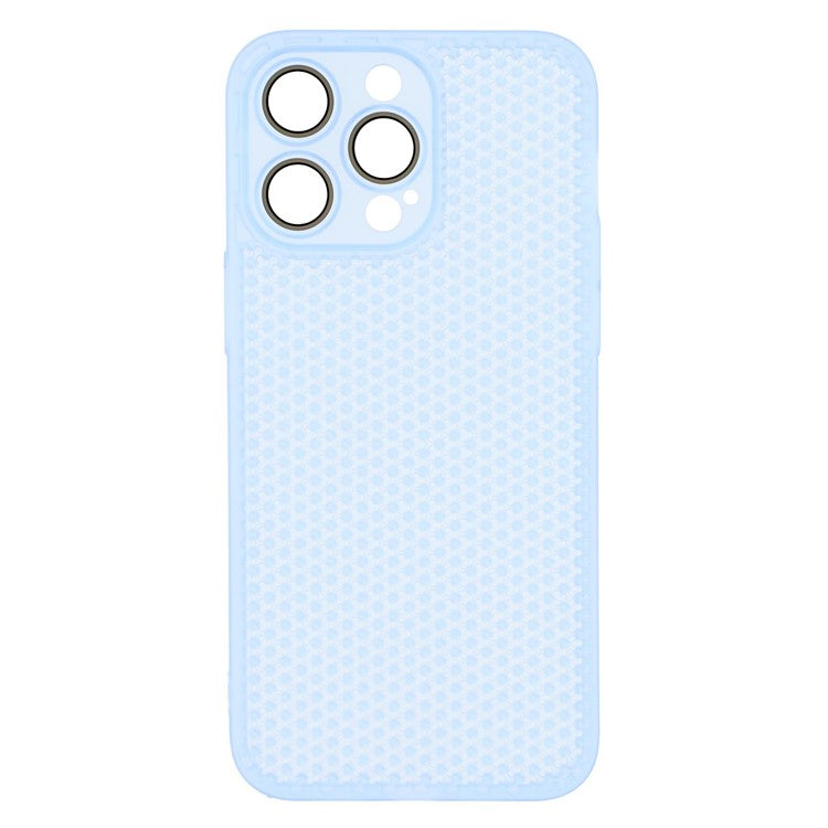 For iPhone 14 Pro Case Heat Dissipation Hard PC Phone Cover with Camera Lens Protector - TechGearPal