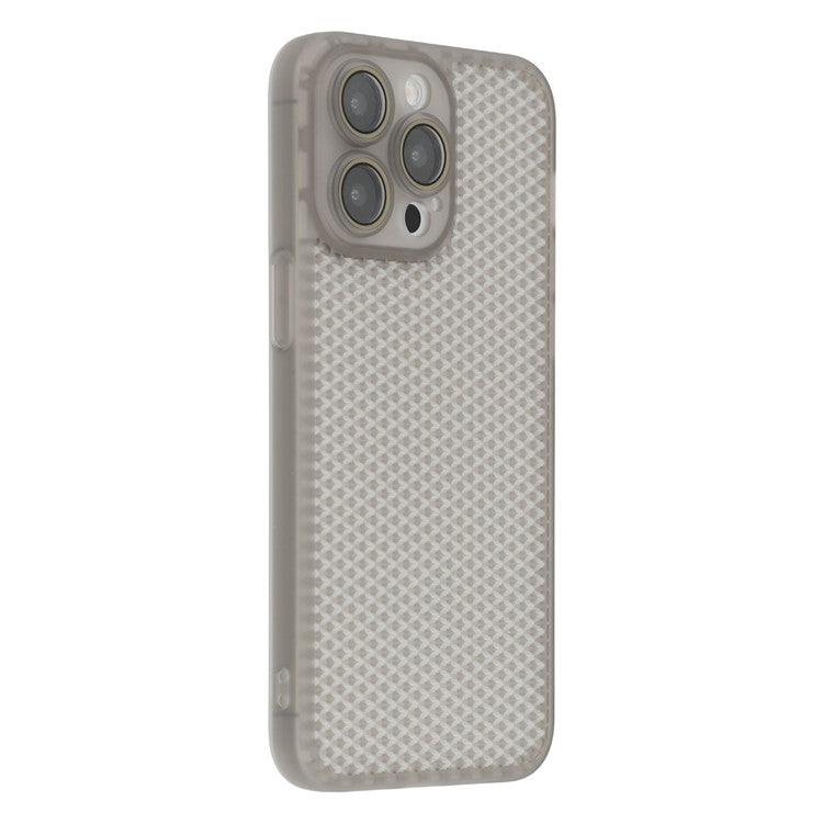 For iPhone 14 Pro Case Heat Dissipation Hard PC Phone Cover with Camera Lens Protector - TechGearPal