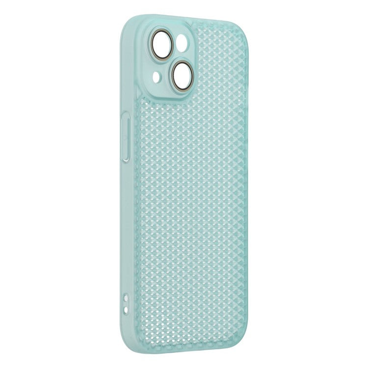 For iPhone 14 Case Heat Dissipation Hard PC Phone Cover with Camera Lens Protector - TechGearPal