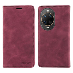 Coque en cuir pour Huawei Nova 14 Ultra 5G, étui portefeuille à fermeture magnétique avec blocage RFID 