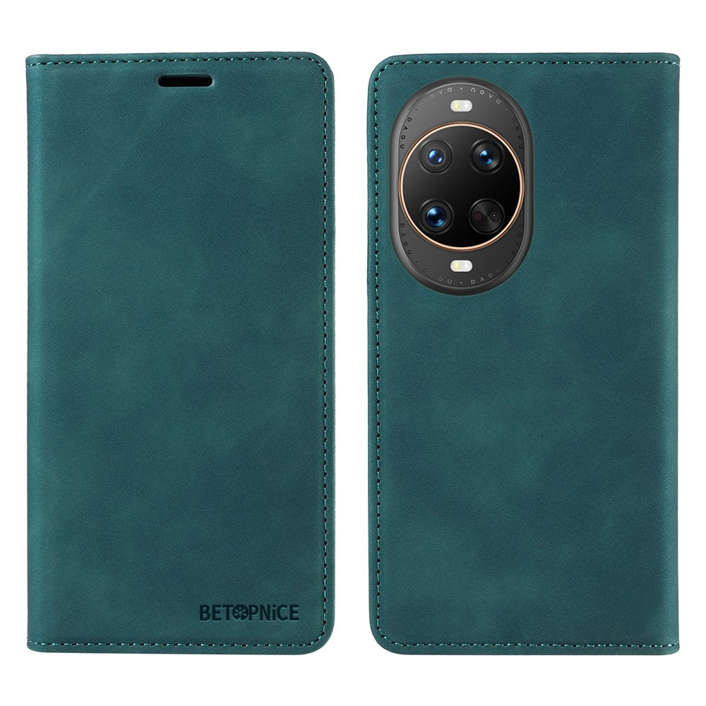 Coque en cuir pour Huawei Nova 14 Ultra 5G, étui portefeuille à fermeture magnétique avec blocage RFID 