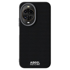 Coque ABEEL pour Huawei Nova 14 5G compatible avec MagSafe, étui en cuir imprimé PC TPU et alliage d'aluminium 