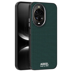 Coque ABEEL pour Huawei Nova 14 5G compatible avec MagSafe, étui en cuir imprimé PC TPU et alliage d'aluminium 