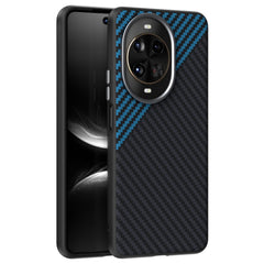 Coque ABEEL pour Huawei Nova 14 Pro 5G compatible avec MagSafe, coque arrière texturée en fibre de carbone 