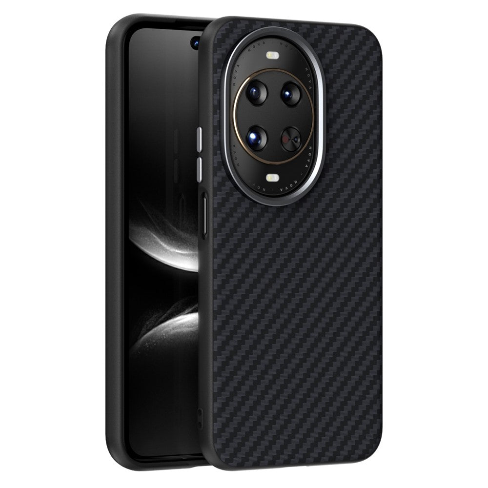 ABEEL Für Huawei nova 14 Ultra 5G Fall Kompatibel mit MagSafe Carbon Fiber Texture Back Cover 