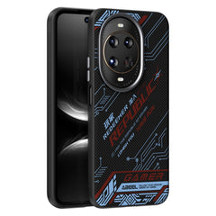 ABEEL Für Huawei nova 14 Ultra 5G Fall Kompatibel mit MagSafe Gedruckt PC TPU Aluminium Legierung Leder Telefon Abdeckung 