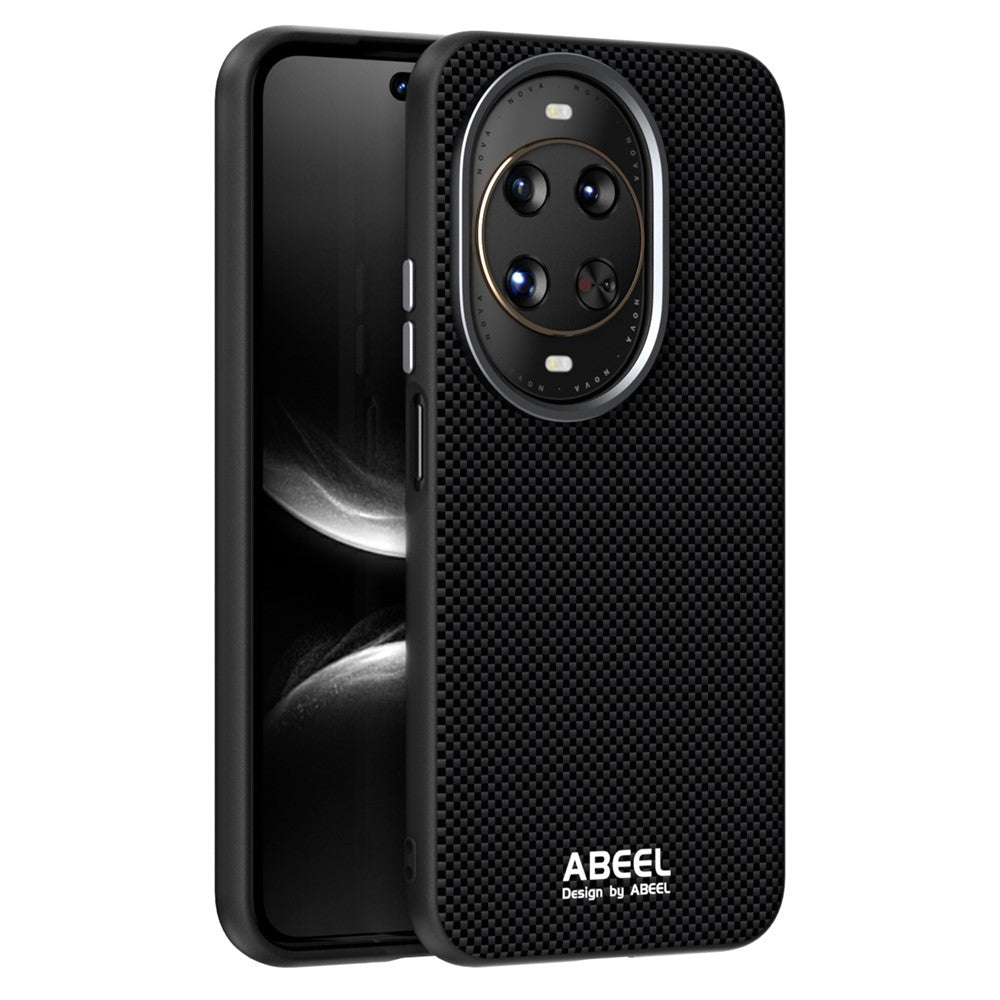 ABEEL For Huawei nova 14 Ultra 5G Magnetic Case Printed PC TPU Aluminum Alloy Leather Phone Cover