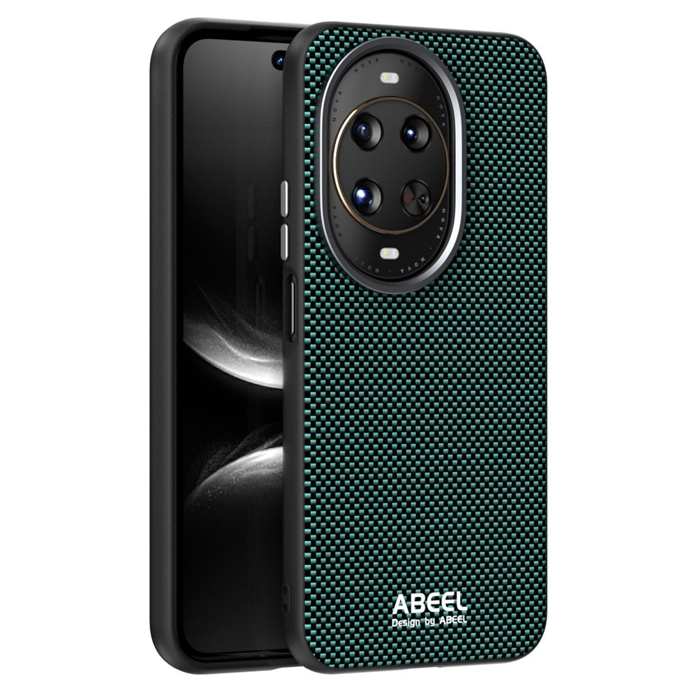 ABEEL For Huawei nova 14 Ultra 5G Case Compatible with MagSafe Printed PC TPU Aluminum Alloy Leather Phone Cover