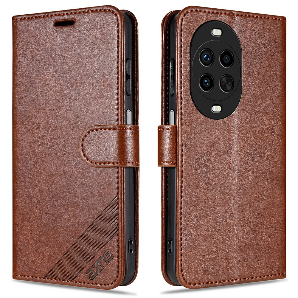 Coque AZNS pour Huawei Nova 14 Ultra 5G, étui portefeuille anti-rayures en cuir PU avec support 