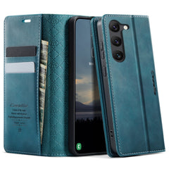 For Samsung Galaxy S23 Case CASEME 033 Series RFID Blocking Wallet Stand Calf Texture Leather Phone Cover