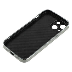 For iPhone 13 6.1 inch Case WANLONFENG Electroplated Epoxy TPU + Acrylic Phone Cover with Tempered Glass - TechGearPal