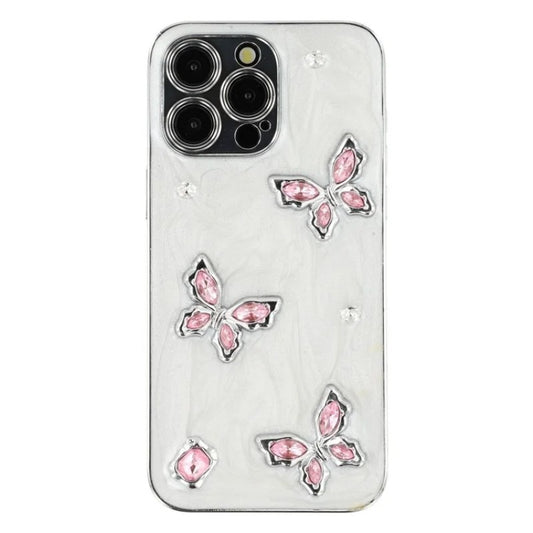 For iPhone 14 Pro Max Case WANLONFENG Electroplated Epoxy TPU + Acrylic Phone Cover with Tempered Glass - TechGearPal