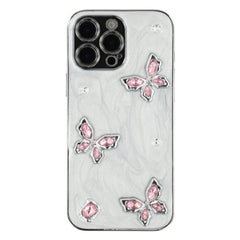 For iPhone 16 Pro Max Case WANLONFENG Electroplated Epoxy TPU + Acrylic Phone Cover with Tempered Glass