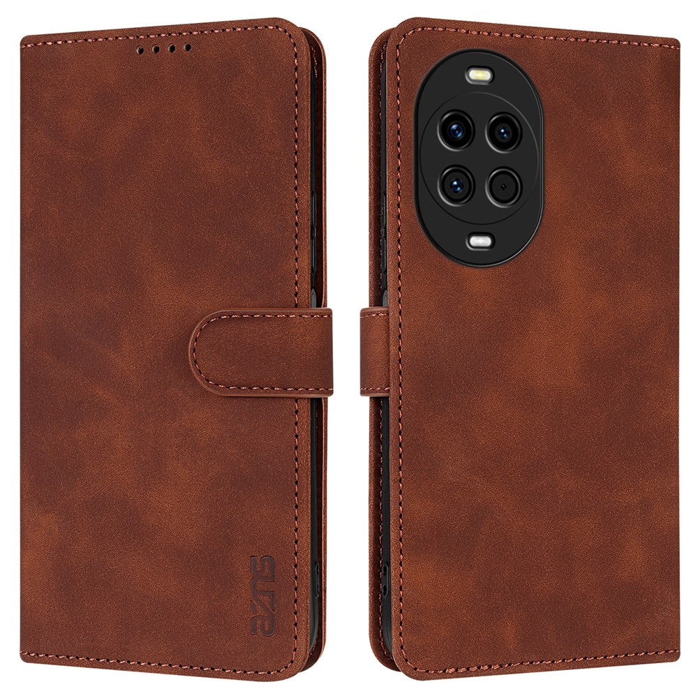 Étui portefeuille en cuir PU AZNS pour Huawei Nova 14 5G 