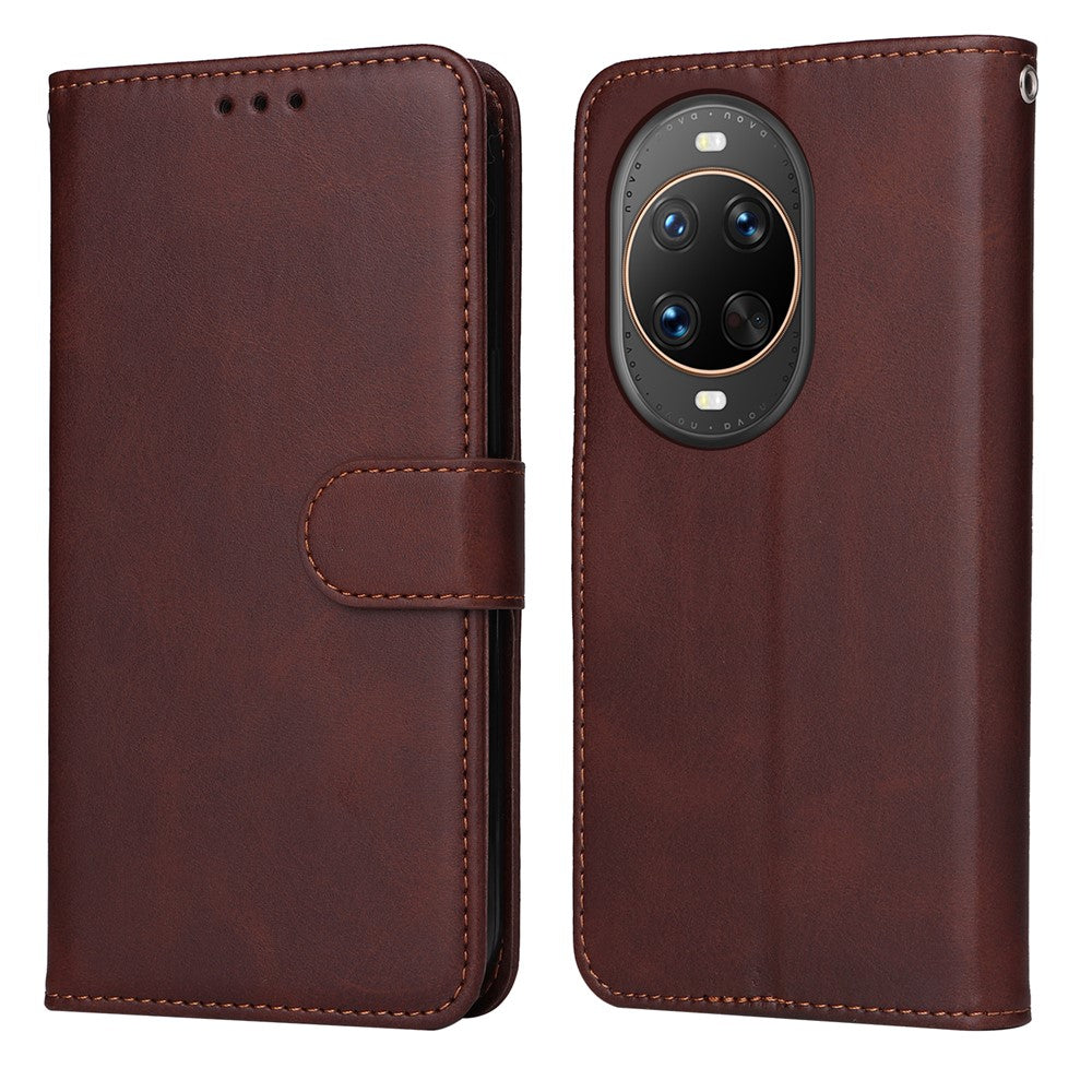Étui portefeuille à rabat en cuir PU pour Huawei Nova 14 Ultra 5G 