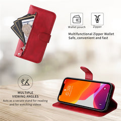 Für Huawei nova 14 Ultra 5G PU-Ledertaschen mit Reißverschlusstasche Brieftasche Telefonabdeckung Stand 