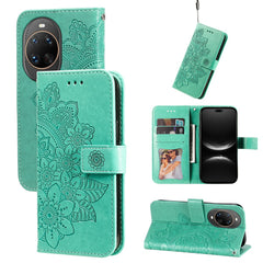 Coque portefeuille en cuir PU à motif floral pour Huawei Nova 14 Ultra 5G 