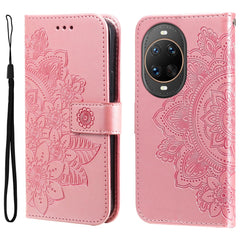 Coque portefeuille en cuir PU à motif floral pour Huawei Nova 14 Ultra 5G 