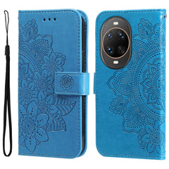 Coque portefeuille en cuir PU à motif floral pour Huawei Nova 14 Ultra 5G 